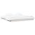 Cadru de pat Alb 200 x 200 cm Lemn de pin masiv GartenMobel Dekor