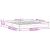 Cadru de pat Alb 200 x 200 cm Lemn de pin masiv GartenMobel Dekor