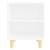 Noptiere cu picioare lemn masiv, 2 buc., alb, 40x30x50 cm GartenMobel Dekor