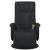 Scaun reclinabil cu masaj Negru 71 x 90 x 105 cm GartenMobel Dekor