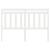 Tăblie de pat, alb, 156x4x100 cm, lemn masiv de pin GartenMobel Dekor
