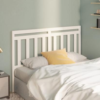 Tăblie de pat, alb, 166x4x100 cm, lemn masiv de pin GartenMobel Dekor