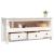 Comodă TV, alb, 114x35x52 cm, lemn masiv de pin GartenMobel Dekor