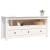 Comodă TV, alb, 114x35x52 cm, lemn masiv de pin GartenMobel Dekor
