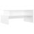 Măsuță de cafea, alb extralucios, 90x55x42,5 cm, lemn compozit GartenMobel Dekor