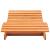 Șezlong, maro ceruit, 205x70x31,5 cm, lemn masiv de pin GartenMobel Dekor
