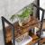 VASAGLE Biblioteca cu 14 rafturi din lemn, cadru metalic, 24x158x166cm, stil industrial, maro rustic si negru Household NewTrend