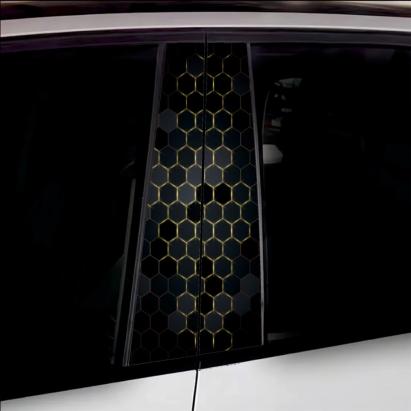 Set 2 stickere decorative pentru stalpii usilor, print autoadeziv de inalta rezolutie, dimensine 2 buc x 50 x 22 cm , cod: AVX-SSU-04 FAVLine Selection