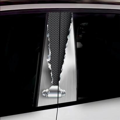 Set 2 stickere decorative pentru stalpii usilor, print autoadeziv de inalta rezolutie, dimensine 2 buc x 50 x 22 cm , cod: AVX-SSU-06 FAVLine Selection