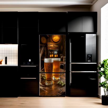 Folie imprimata color pentru decor Frigider, dimensiune 200 x 90cm, model: AVX-FR34 FAVLine Selection