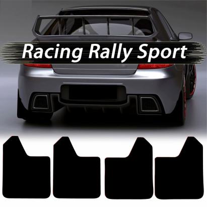 Set 4 Aparatori Noroi SPORT din cauciuc pentru autoturisme, universale,  model Blank, dimensiune 30 x 23cm FAVLine Selection