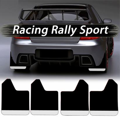 Set 4 Aparatori Noroi SPORT din cauciuc pentru autoturisme, universale,  model Silver, dimensiune 30 x 23cm FAVLine Selection