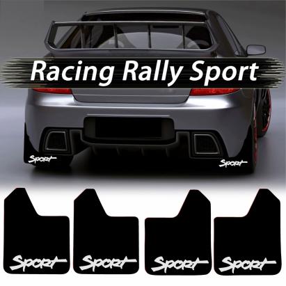 Set 4 Aparatori Noroi SPORT din cauciuc pentru autoturisme, universale,  model Sport, dimensiune 30 x 23cm FAVLine Selection