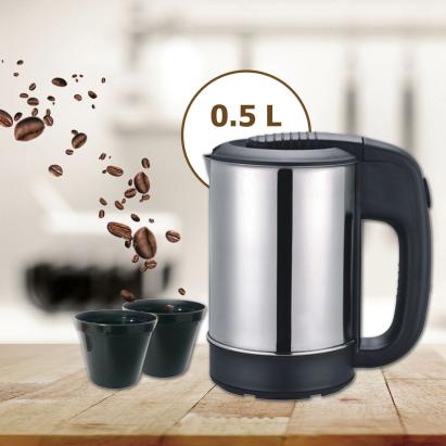 Termos electric, fierbator auto cu 2 cani, alimentare 12V, putere 250W, volum 500ml FAVLine Selection