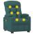 Fotoliu de masaj cu ridicare, verde închis, material textil GartenMobel Dekor