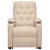 Fotoliu de masaj cu ridicare, crem, material textil GartenMobel Dekor