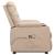 Fotoliu de masaj cu ridicare, crem, material textil GartenMobel Dekor
