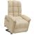 Fotoliu de masaj cu ridicare, crem, material textil GartenMobel Dekor