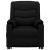Fotoliu de masaj cu ridicare, negru, piele ecologică GartenMobel Dekor