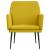 Fotoliu, galben, 62x79x79 cm, catifea GartenMobel Dekor
