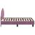 Cadru de pat pentru copii cu spătar Violet 70 x 140 cm Catifea GartenMobel Dekor