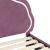 Cadru de pat pentru copii cu spătar Violet 80 x 200 cm Catifea GartenMobel Dekor