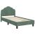 Cadru de pat pentru copii cu spătar Verde Mării 80 x 160 cm GartenMobel Dekor