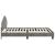 Cadru de pat pentru copii cu spătar Gri închis 80 x 200 cm GartenMobel Dekor