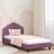 Cadru de pat pentru copii cu spătar Violet 80 x 200 cm Catifea GartenMobel Dekor