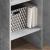 Bibliotecă, gri beton, 40x35x180 cm, lemn prelucrat GartenMobel Dekor
