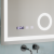 Oglinda LED Touch NIVERA Sistem Dezaburire, Ceas si Temperatura 60x80 cm Lupa Cosmetica ModernLight Concept