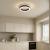 Lustra LED MODERNA 24W, Diametru 20cm, Rotunda, lumina Rece/Calda/Neutra, Negru ModernLight Concept