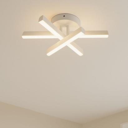 Lustra LED Diego, 18W, Alb, Metal, Lumina Rece/Calda/Neutra ModernLight Concept