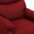 Fotoliu de masaj cu ridicare, roșu vin, material textil GartenMobel Dekor