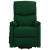 Fotoliu de masaj cu ridicare, verde închis, material textil GartenMobel Dekor