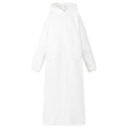 Hanorac pătură Alb l Fleece și Flanel GartenMobel Dekor