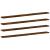 Rafturi perete 4 buc. stejar fumuriu 100x10x1,5cm lemn compozit GartenMobel Dekor