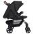 Cărucior pentru copii 3-în-1, antracit, oțel GartenMobel Dekor