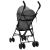 Cărucior pentru copii, gri deschis și negru, oțel GartenMobel Dekor