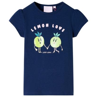Tricou pentru copii, bleumarin, 104 GartenMobel Dekor