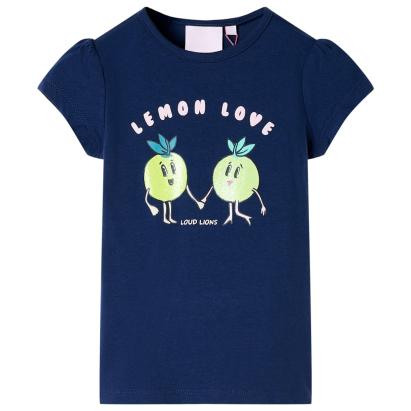 Tricou pentru copii, bleumarin, 140 GartenMobel Dekor