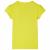Tricou pentru copii cu mâneci lungi, galben aprins, 104 GartenMobel Dekor