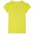 Tricou pentru copii cu mâneci lungi, galben aprins, 140 GartenMobel Dekor