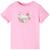 Tricou pentru copii cu mâneci scurte, roz aprins 116 GartenMobel Dekor