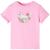 Tricou pentru copii cu mâneci scurte, roz aprins 128 GartenMobel Dekor
