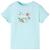 Tricou copii cu mâneci scurte, turcoaz deschis, 116 GartenMobel Dekor