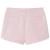 Pantaloni scurți pentru copii cu șnur, roz deschis combinat, 128 GartenMobel Dekor