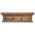 Răcător de paltoane montat pe perete natural 70 x 10 x 20 cm GartenMobel Dekor