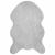 Covor din Blană Faux de Iepure Olite Gri 80 x 120 cm Poliester GartenMobel Dekor