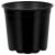 Vaza pentru flori 50 pcs Negru Ø 15 x 12.5 cm Plastic GartenMobel Dekor